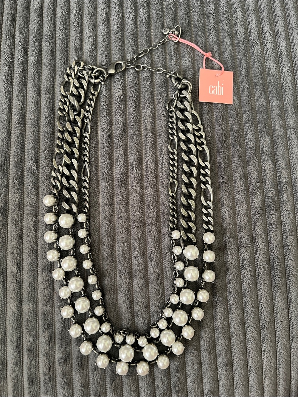 CAbi Clutch Necklace Set of 3
Faux Pearl